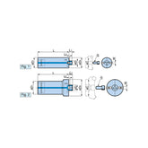 Face Mill Arbor Type H Damper Head - Big-tools Industrial Supply Tools for Metal Cutting